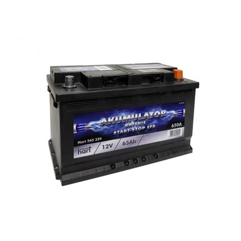 Akumulator Hart EFB 12V 65Ah 650A P 545329 Auto Gigant