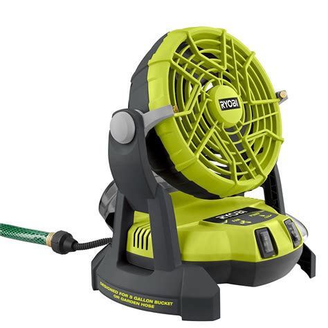 Ryobi Volt One Portable Bucket Top Misting Fan