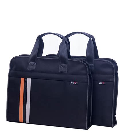 High Capacity Portable File Bag A Zipper Men Briefcase Document Bag