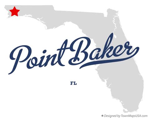 Map of Point Baker, FL, Florida