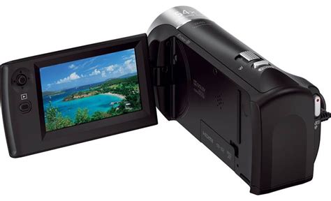 Sony Handycam® HDR-CX240 (Black) High-definition camcorder at Crutchfield