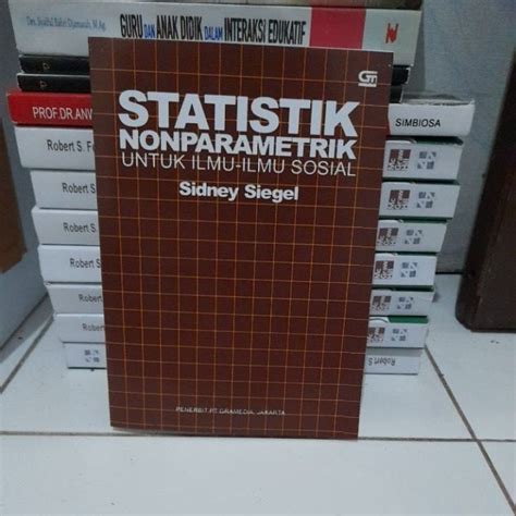 Jual Statistik Nonparametrik Untuk Ilmu Ilmu Sosial Sidney Siegel