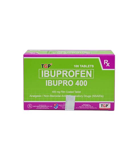 Rx IBUPRO Ibuprofen Tab 400mg