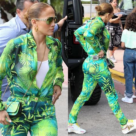 Jennifer Lopez Almost Repeated Her Iconic Tropical Print Versace