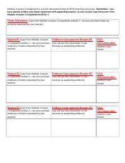 Module Four Lesson Two Mastery Assignment One 1 Doc Module 4 Lesson 2