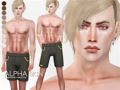 Sims 4 CC's - The Best: Alpha Skin by Pralinesims