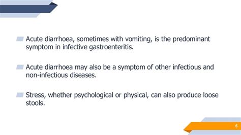 Acute infectious diarrhea