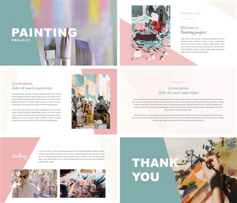 Painting Powerpoint Templates Presentation