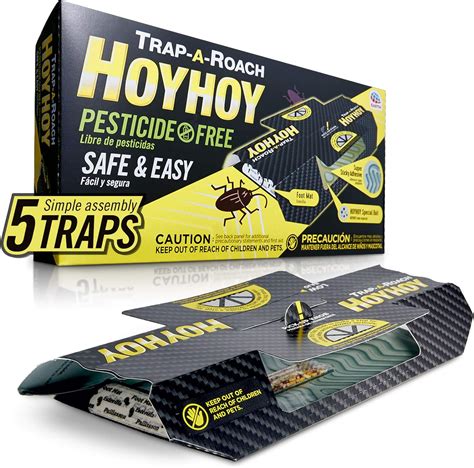 Amazon Hoy Hoy Trap A Roach Pesticide Free Bait Glue Traps