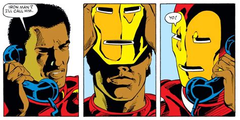 Rhodey as Iron Man is amazing [Iron Man #183] : r/ironman