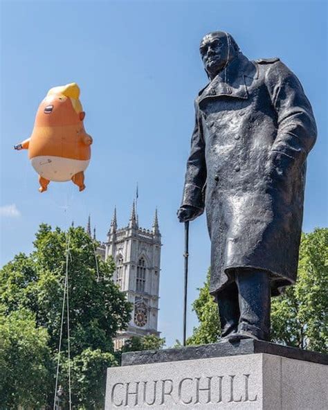 PHOTOS The giant Donald Trump balloon baby and its London tantrum