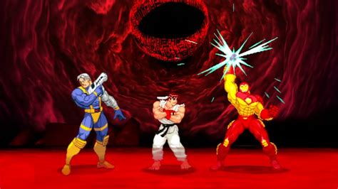 Marvel Vs Capcom Cable Ryu Iron Man Expert Difficulty Playthrough