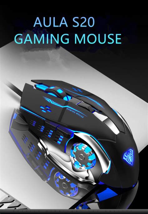 Aula S Programmable Gaming Mouse Dpi Rgb Lightweight New