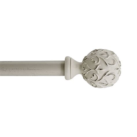 Metal Dormer Rod With A White Finish From Price The Brass Plated