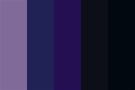 Purple-Tinted Raven Color Palette