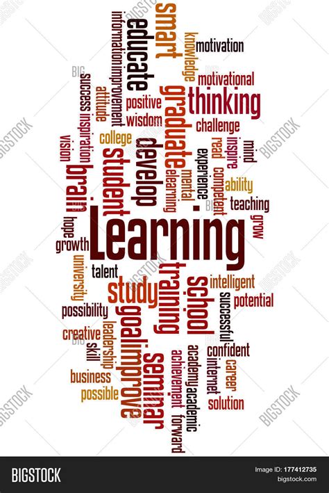 Learning Word Cloud Image Photo Free Trial Bigstock