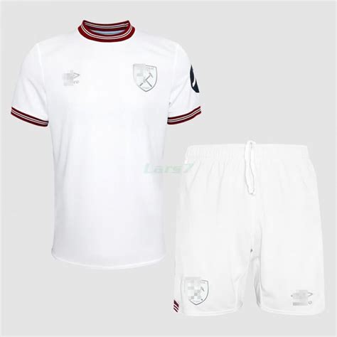 Camiseta West Ham United Segunda Equipación 2023 2024 Niño Kit LARS7