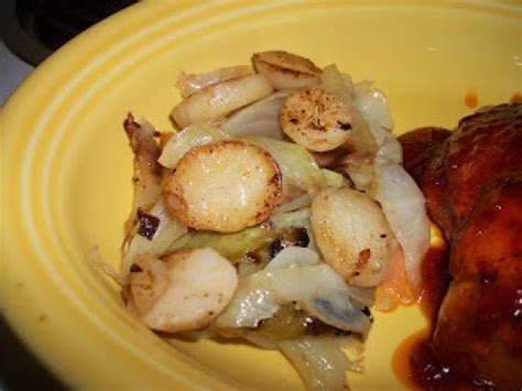 Fried cabbage & potatoes | Just A Pinch Recipes