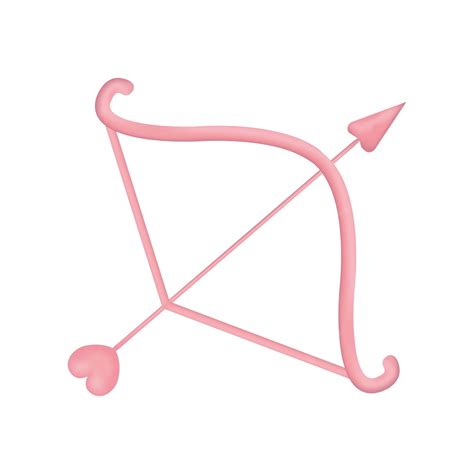 Premium Vector | Vector illustration of cupid's arrow 3d