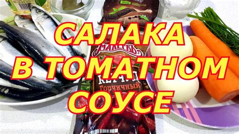 САЛАКА В ТОМАТНОМ СОУСЕ - YouTube