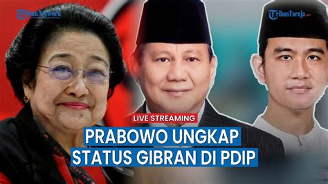 Penjelasan Prabowo Soal Status Gibran Di Pdip Seusai Rapimnas Gerindra