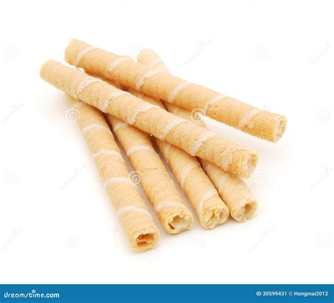 Wafer Roll Sticks Cream Rolls Stock Image Image 30599431