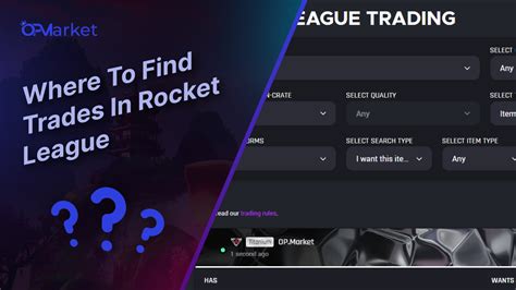 Where To Find Trades in Rocket League? | OP.Market