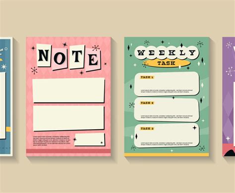 Vintage Journal Template Vector Art & Graphics | freevector.com