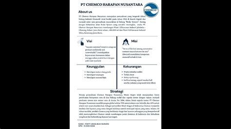 Konsep Bisnis Pt Chemco Harapan Nusantara Youtube