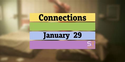 Todays Connections Answers And Hints For January 29 2024 Puzzle 232