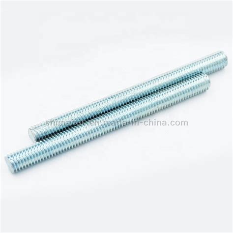 Galvanized Zinc Plated Low Carbon Steel Grade Grade Threaded