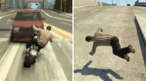 Gta Iv Motorcycle Ragdoll Compilation 5 Euphoria Ragdolls Youtube