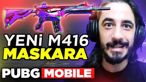 YENİ EFSANE GELDİ M416 MASKARA PUBG Mobile YouTube