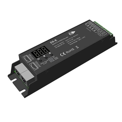 DC12 48V 5 Channel Constant Voltage DMX512 RDM Decoder D5 E D5 E