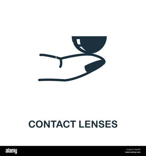 Contact Lenses Icon Simple Illustration From Ophthalmology Collection