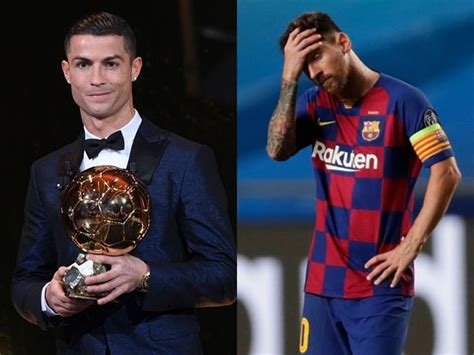 Ronaldo Beats Messi To Win Golden Foot Cristiano Ronaldo Golden Foot Award 2020 Lionel Messi