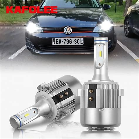 Kafolee 2x g2 farol do carro lâmpada led 72w 8000lm super brilho 6000k