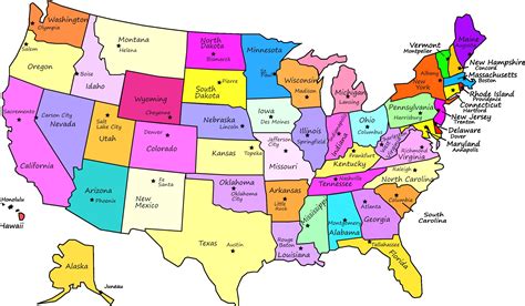 United State Map Labeled