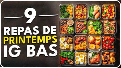 Sant Repas De Printemps Ig Bas Petit Prix Pour Retrouver La