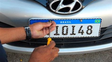 Novo modelo de placas padrão Mercosul passa a valer desta segunda feira