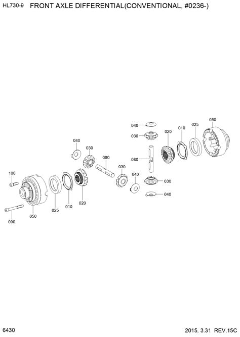 ZGAQ 04426 Hyundai HCE BEVEL GEAR AXLE