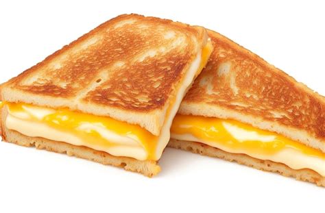 Premium AI Image | Cheese toasted sandwich isolated on white background