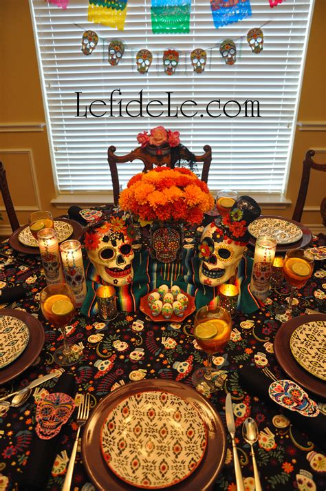 Dia De Los Muertos Day Of The Dead Themed Halloween Dinner Party