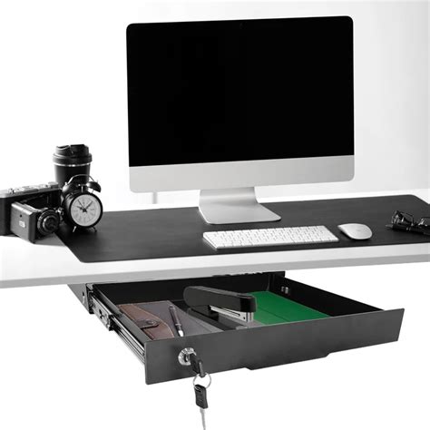 Jh Mech Under Desk Drawer Office Desk Mounted Slide