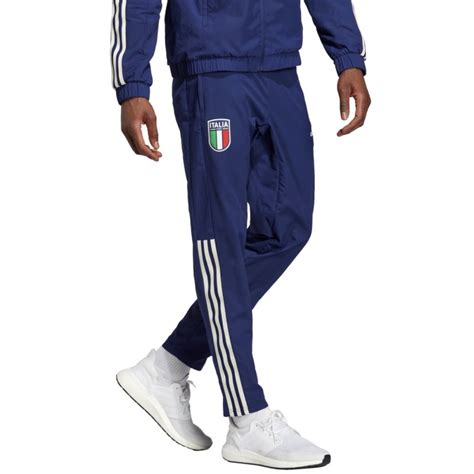 Italien fußball präsentation trainingsanzug 2023 24 dunkelblau Adidas