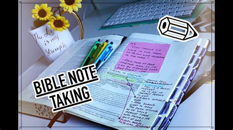 My Bible Note Taking Tips On Studying The Word Youtube