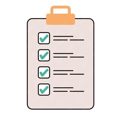 Premium Vector | Checklist clipboard board tick checkbox design element
