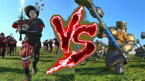 Carroburg Greatswords Vs Hammerers Grudge Settlers Total War