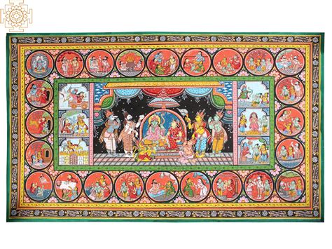 The Ramayana Story | Odisha painting | Odisha Painting | Exotic India Art