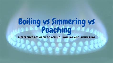 Poaching vs Simmering vs Boiling : Key Difference in Cooking Methods ...